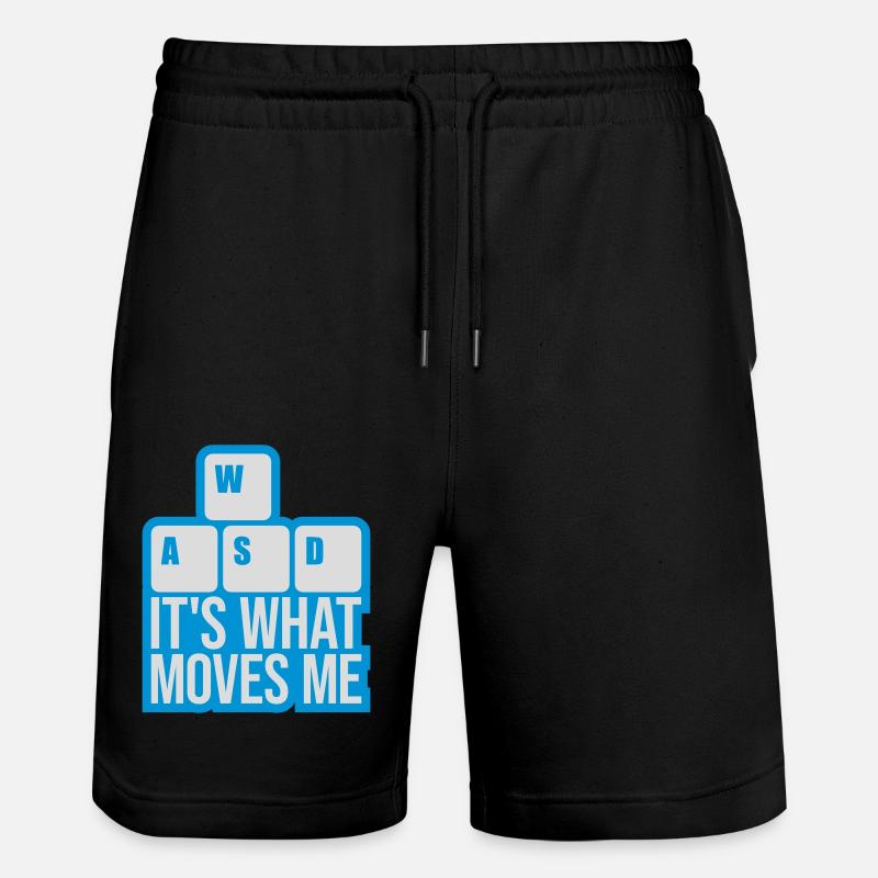 c’est ce qui m’émeut - Short de jogging bio TRAINER Stanley/Stella unisexe - noir