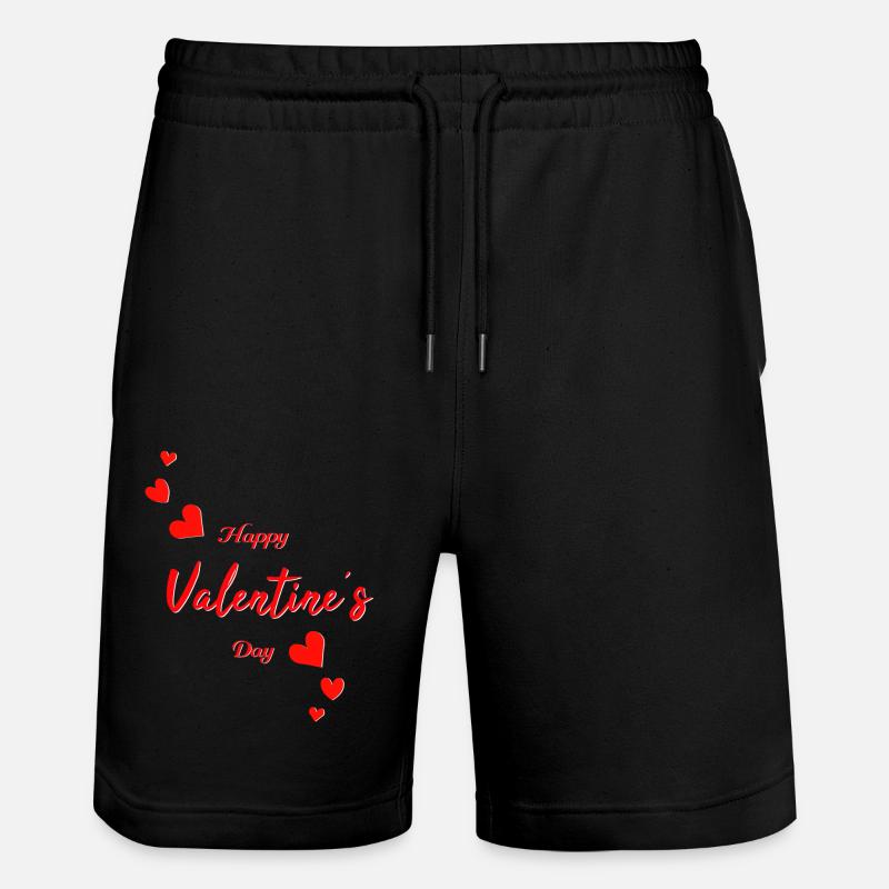 Valentine Happy Valentine - Short de jogging bio TRAINER Stanley/Stella unisexe - noir