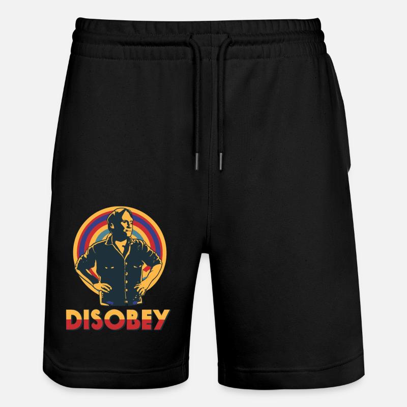 Désobéir - Rétro - Short de jogging bio TRAINER Stanley/Stella unisexe - noir