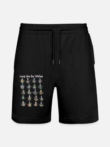Long Live the Witches - Stanley/Stella Trainer Unisex Organic Jogging Shorts - black