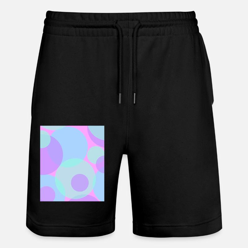 Points en pastel - Short de jogging bio TRAINER Stanley/Stella unisexe - noir
