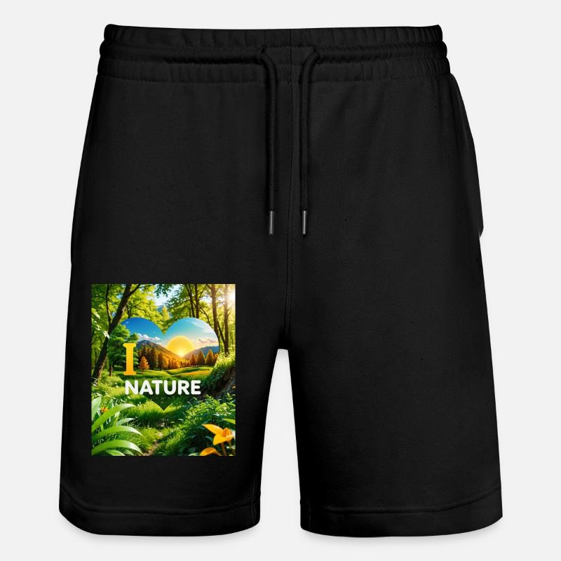 Nature - Short de jogging bio TRAINER Stanley/Stella unisexe - noir