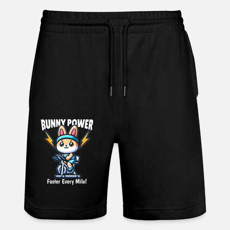 Vélo de lapin - Short de jogging bio TRAINER Stanley/Stella unisexe - noir