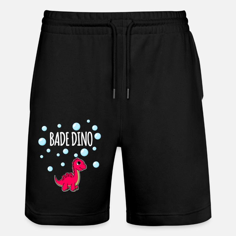 Bain Dino Bébé Bronto - Short de jogging bio TRAINER Stanley/Stella unisexe - noir
