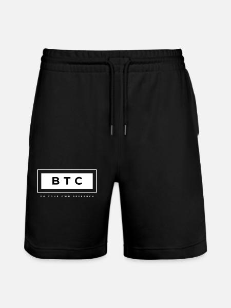 BTC DYOR - Short de jogging bio TRAINER Stanley/Stella unisexe - noir
