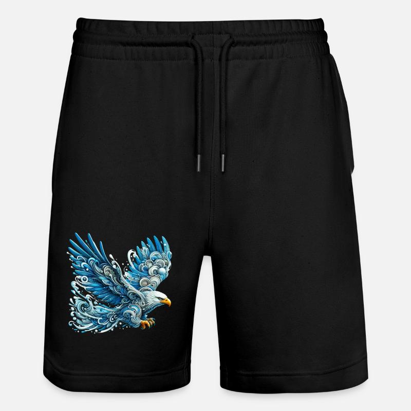 Aigle - Short de jogging bio TRAINER Stanley/Stella unisexe - noir