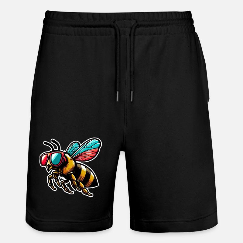 Abeille - Short de jogging bio TRAINER Stanley/Stella unisexe - noir