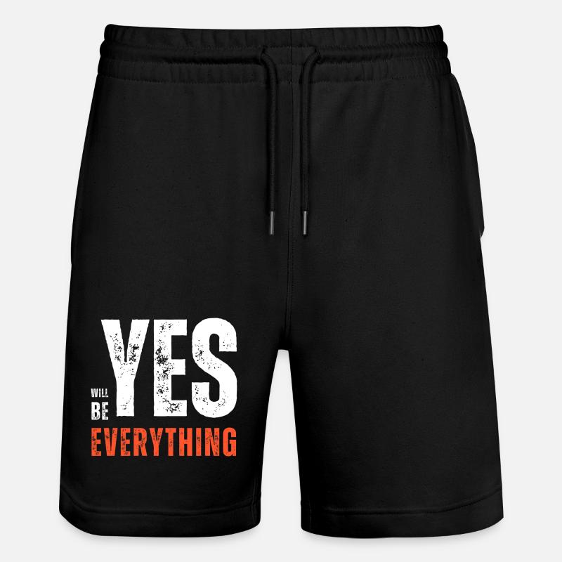 Yes Everything - Short de jogging bio TRAINER Stanley/Stella unisexe - noir