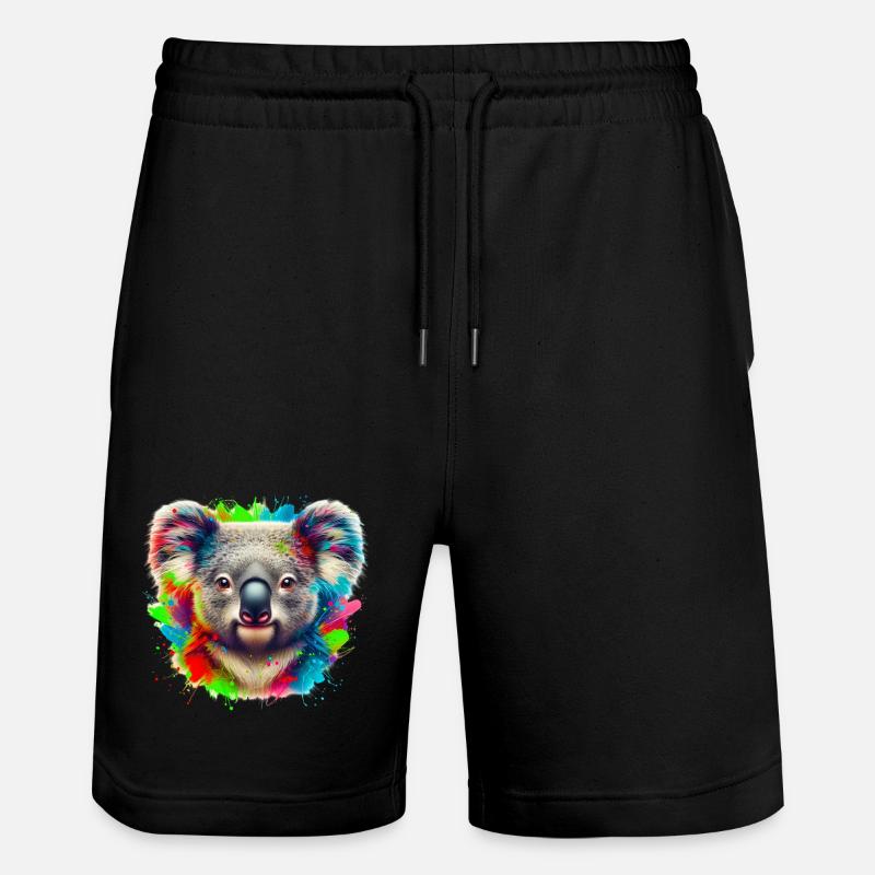 Koala - Short de jogging bio TRAINER Stanley/Stella unisexe - noir