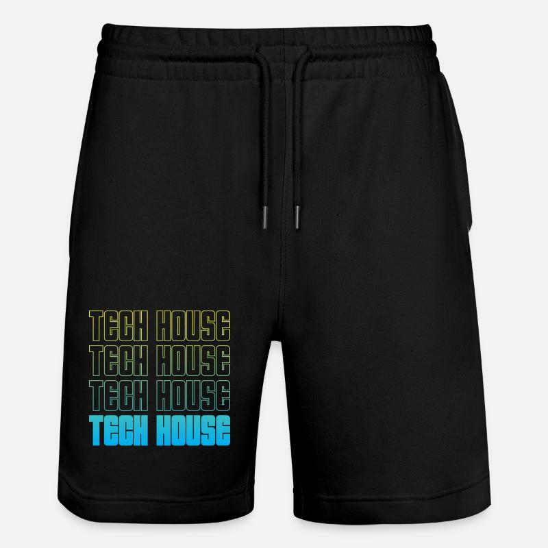 Tech House Neon Repeat - Short de jogging bio TRAINER Stanley/Stella unisexe - noir