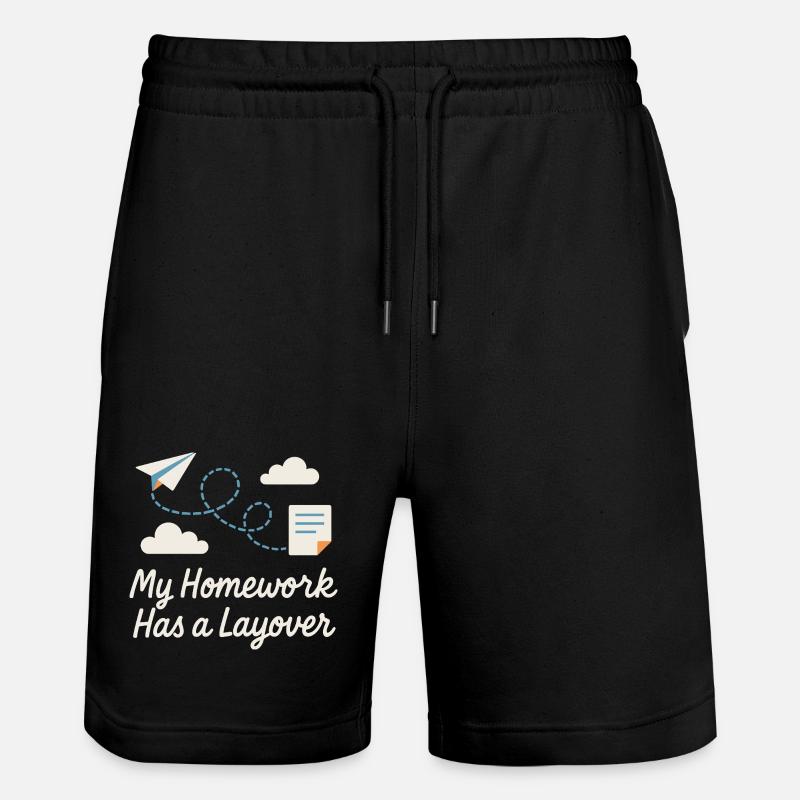 Digitale - Stanley/Stella Unisex Bio Joggingshorts Trainer  - Schwarz