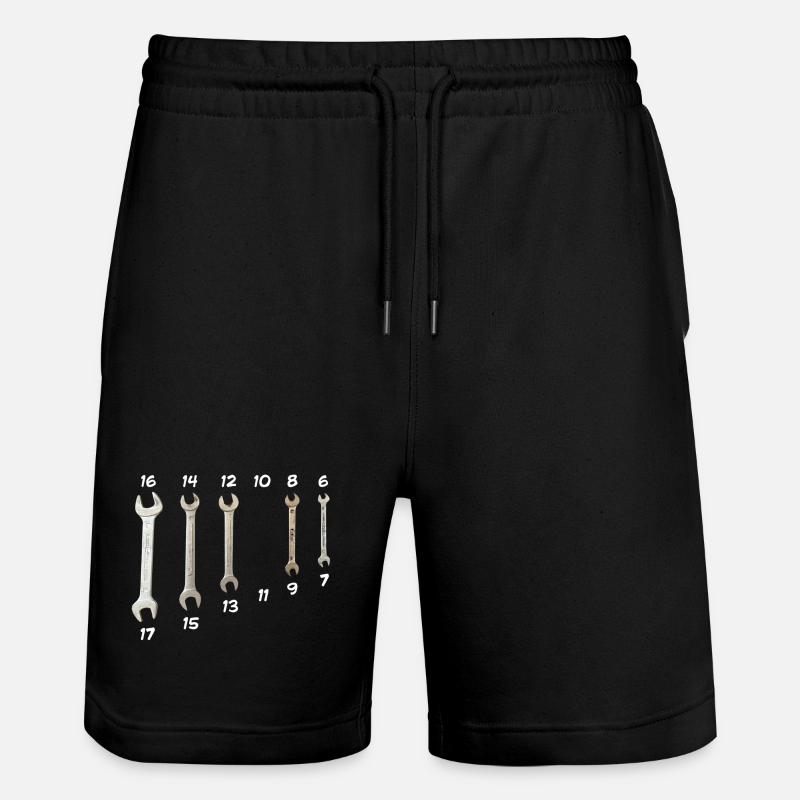 Immer verloren - Stanley/Stella Unisex Bio Joggingshorts Trainer - Schwarz