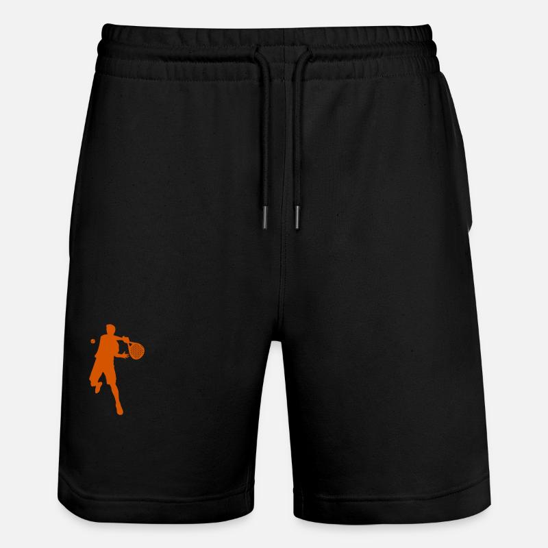 Padel Player Silouhette - Short de jogging bio TRAINER Stanley/Stella unisexe - noir