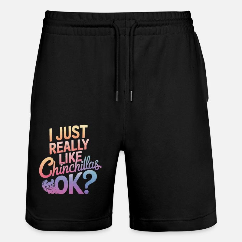 Chinchilla Souris Chinchillas - Short de jogging bio TRAINER Stanley/Stella unisexe - noir