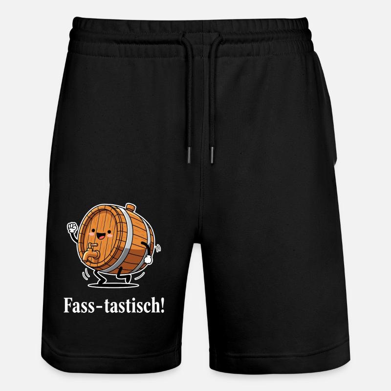Fass-tastisch ! - Stanley/Stella Unisex Bio Joggingshorts Trainer  - Schwarz