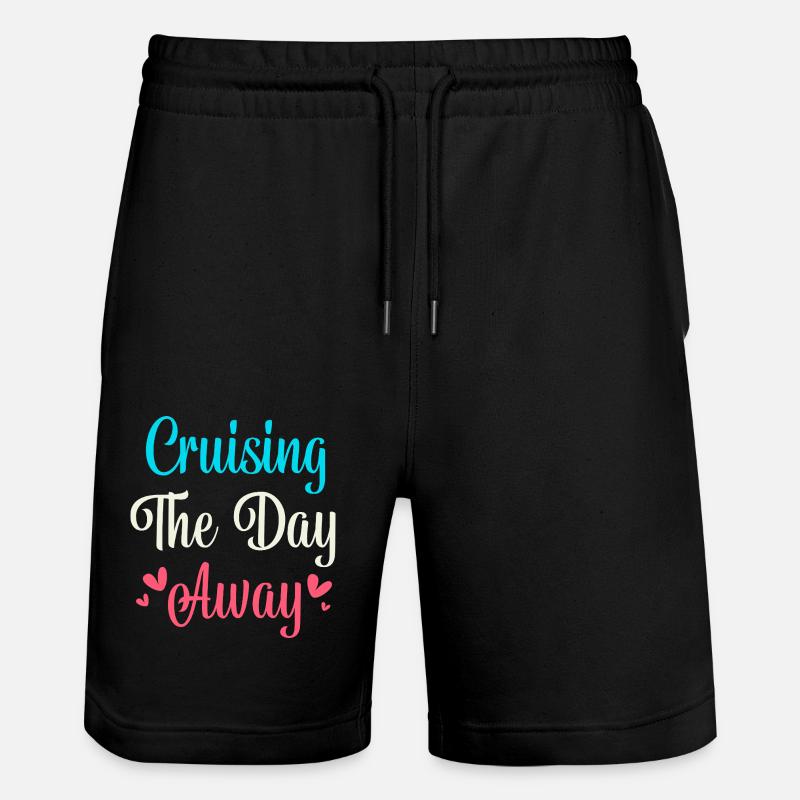 Bateau de croisière - Short de jogging bio TRAINER Stanley/Stella unisexe - noir