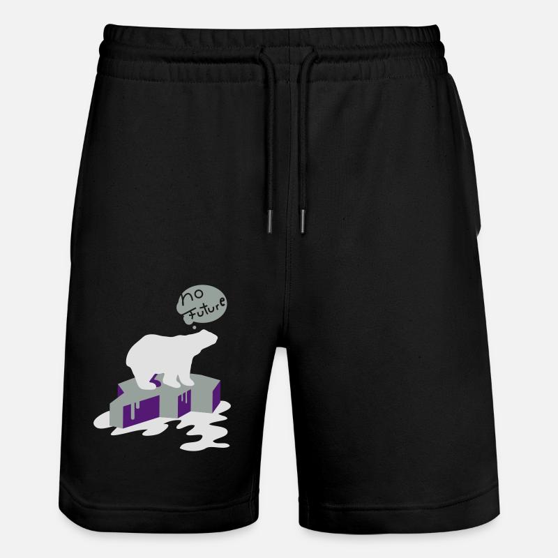 no_future - Short de jogging bio TRAINER Stanley/Stella unisexe - noir