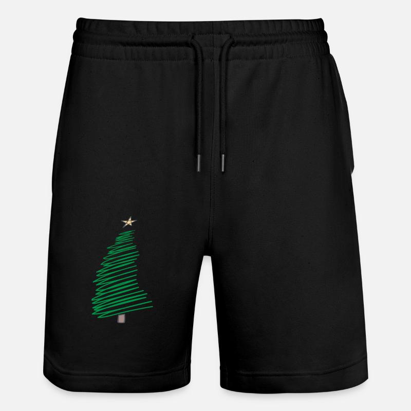 Arbre de Noël - Short de jogging bio TRAINER Stanley/Stella unisexe - noir