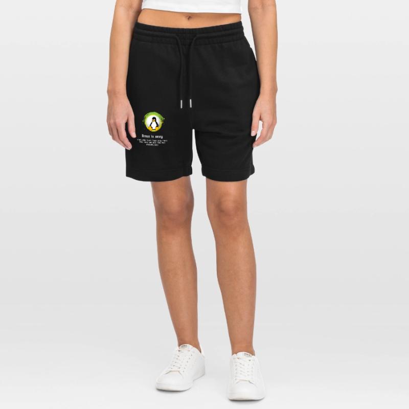 Computer System Pinguin Nerd pc inside code admin Stanley/Stella Unisex Bio Joggingshorts Trainer 