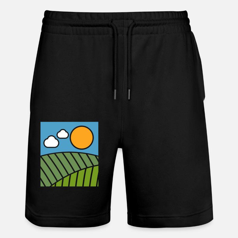 Agriculture - Short de jogging bio TRAINER Stanley/Stella unisexe - noir
