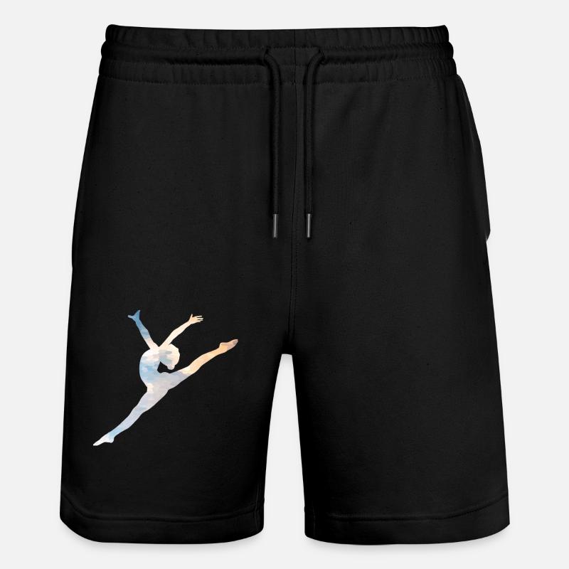 Ballett Sprung - Stanley/Stella Unisex Bio Joggingshorts Trainer  - Schwarz