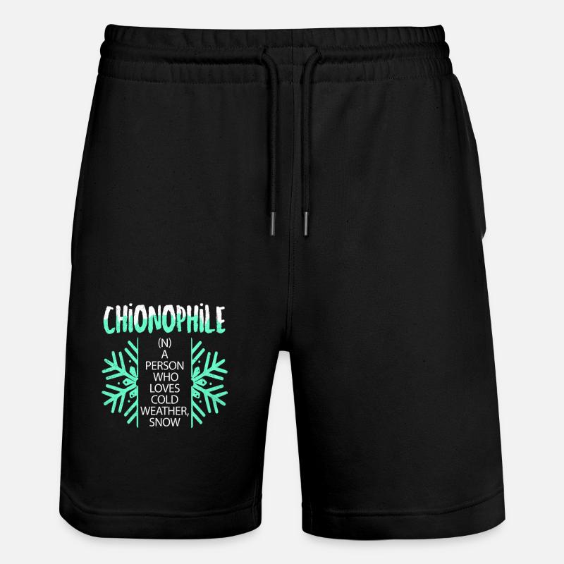 Ski Ski Ski Ski Ski - Short de jogging bio TRAINER Stanley/Stella unisexe - noir