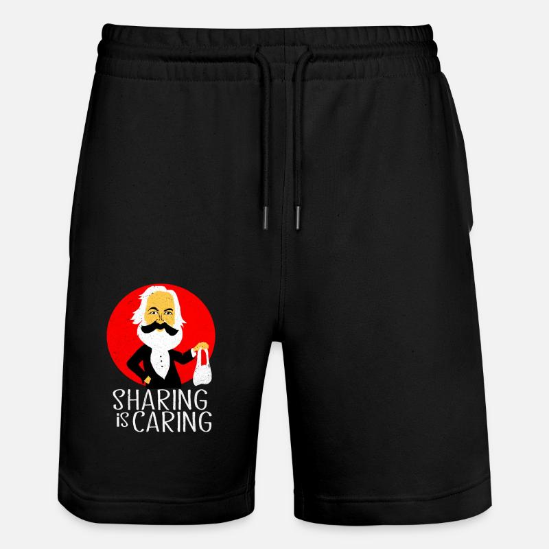 Communisme - Short de jogging bio TRAINER Stanley/Stella unisexe - noir