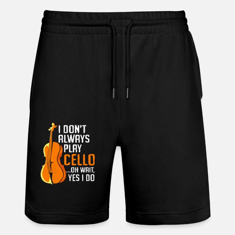Cello - Stanley/Stella Unisex Bio Joggingshorts Trainer  - Schwarz