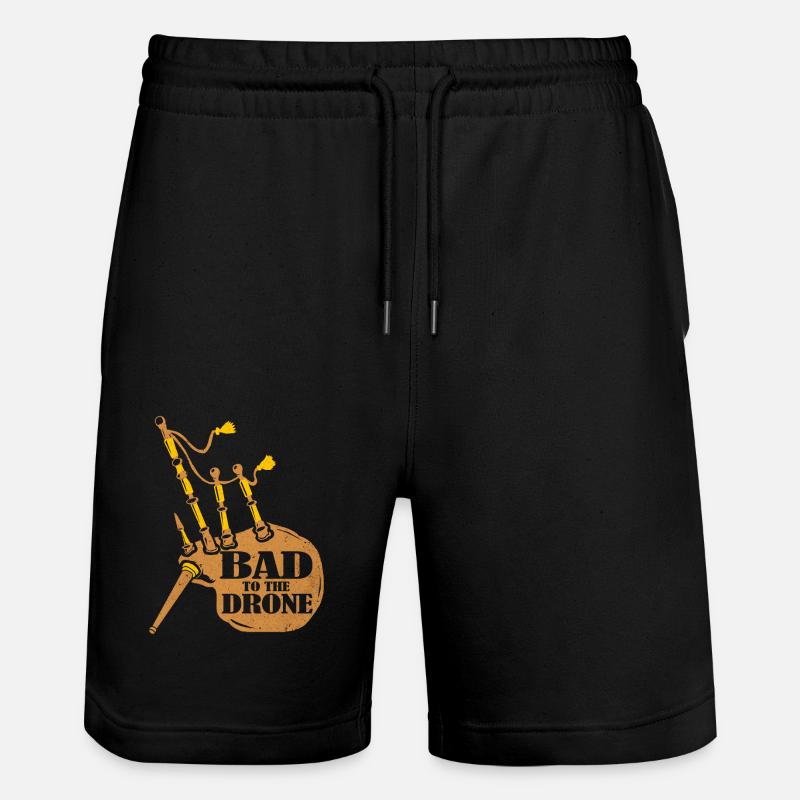 Dudelsack - Stanley/Stella Unisex Bio Joggingshorts Trainer - Schwarz