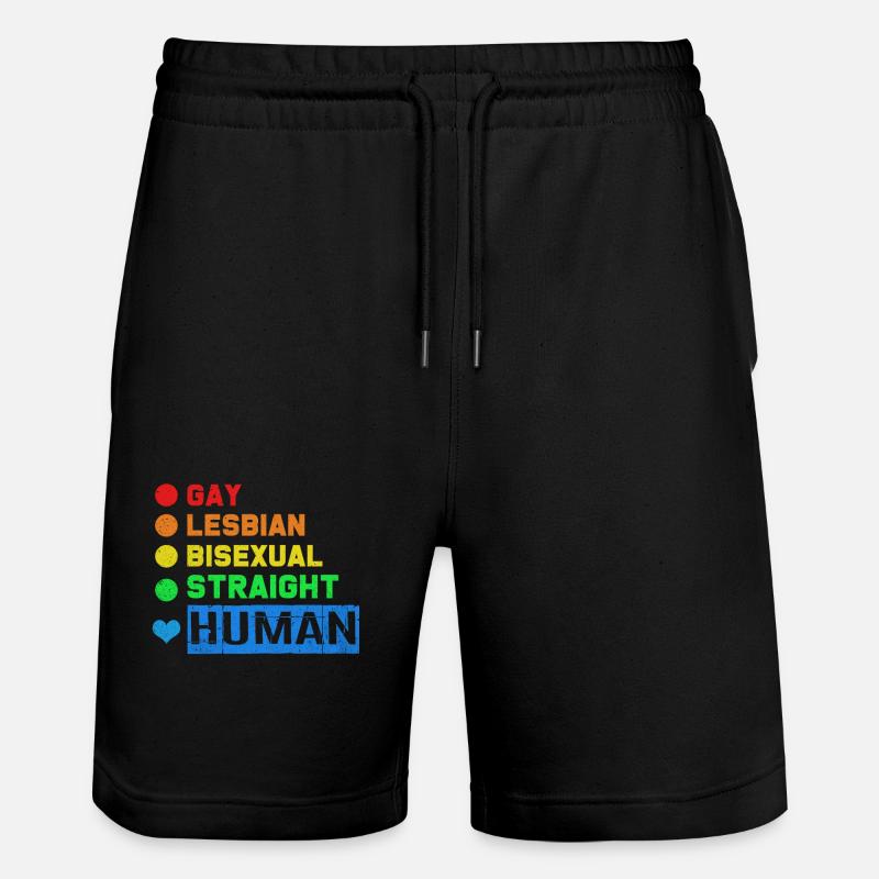 LGBT - Short de jogging bio TRAINER Stanley/Stella unisexe - noir