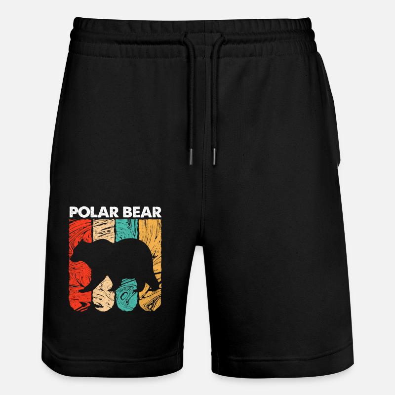 Eisbär - Stanley/Stella Unisex Bio Joggingshorts Trainer  - Schwarz