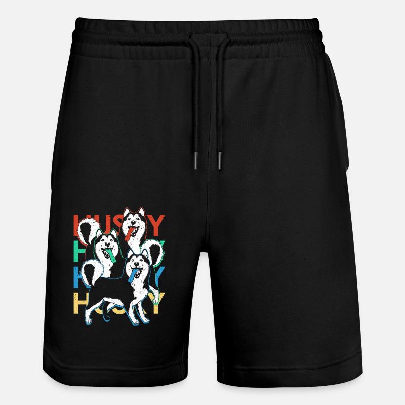chien de traîneau - Short de jogging bio TRAINER Stanley/Stella unisexe - noir
