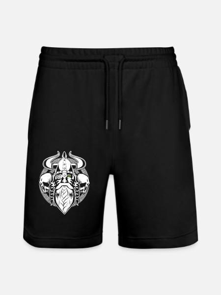 Odin und seine Totenköpfe - Stanley/Stella Trainer Unisex Organic Jogging Shorts - black