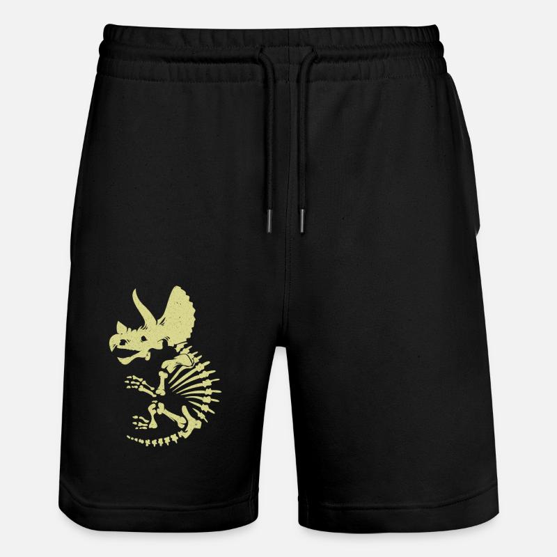 Triceratops - Short de jogging bio TRAINER Stanley/Stella unisexe - noir