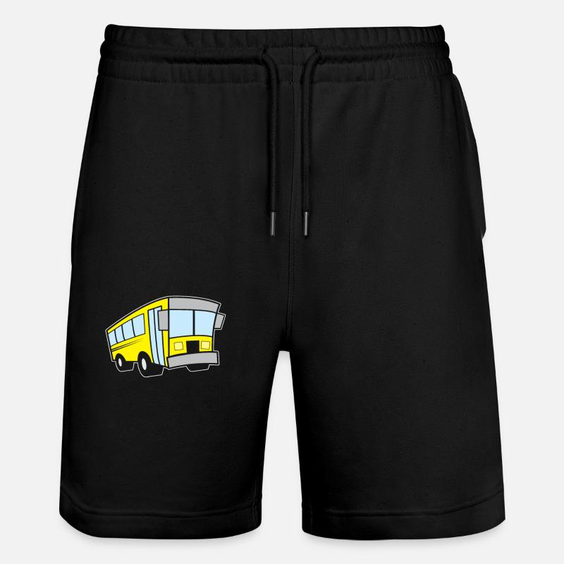 Chauffeur de bus jaune - Short de jogging bio TRAINER Stanley/Stella unisexe - noir