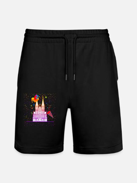 Köln Karneval - Stanley/Stella Unisex Bio Joggingshorts Trainer  - Schwarz