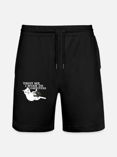 Programmeur de chat informatique - Short de jogging bio TRAINER Stanley/Stella unisexe - noir