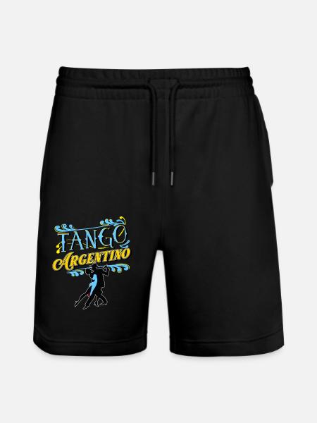 Tango, tango dancers - Stanley/Stella Trainer Unisex Organic Jogging Shorts - black