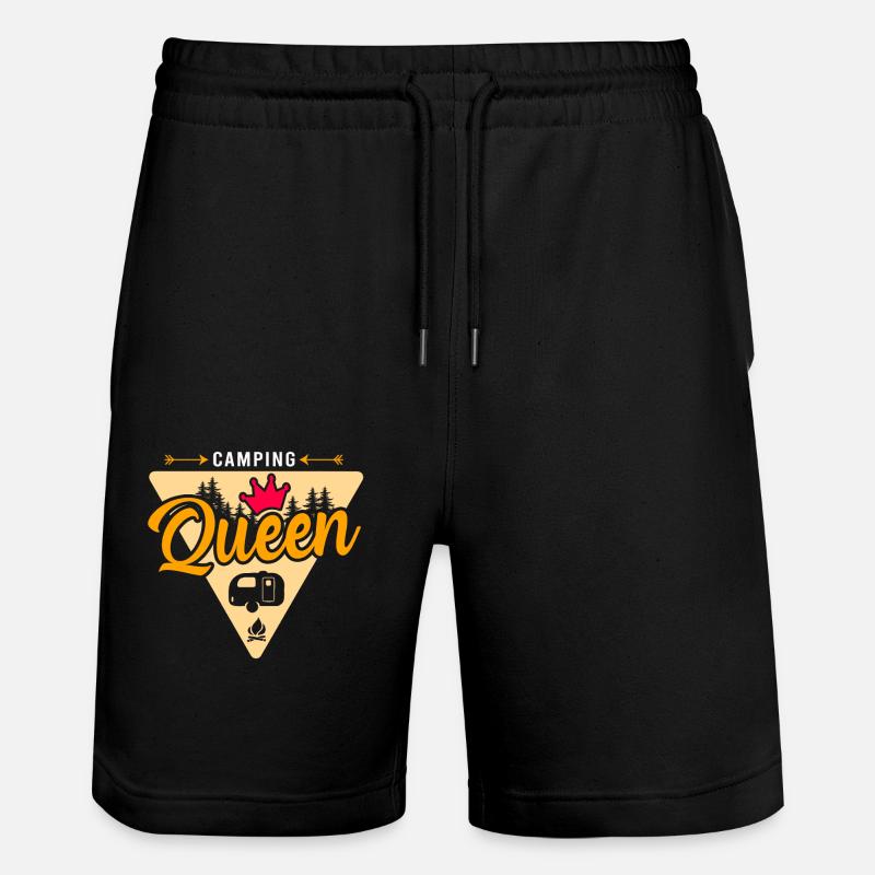 Camping Queen - Short de jogging bio TRAINER Stanley/Stella unisexe - noir