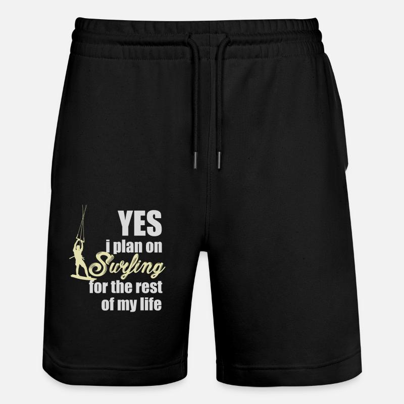 Kitesurf, kitesurf - Short de jogging bio TRAINER Stanley/Stella unisexe - noir