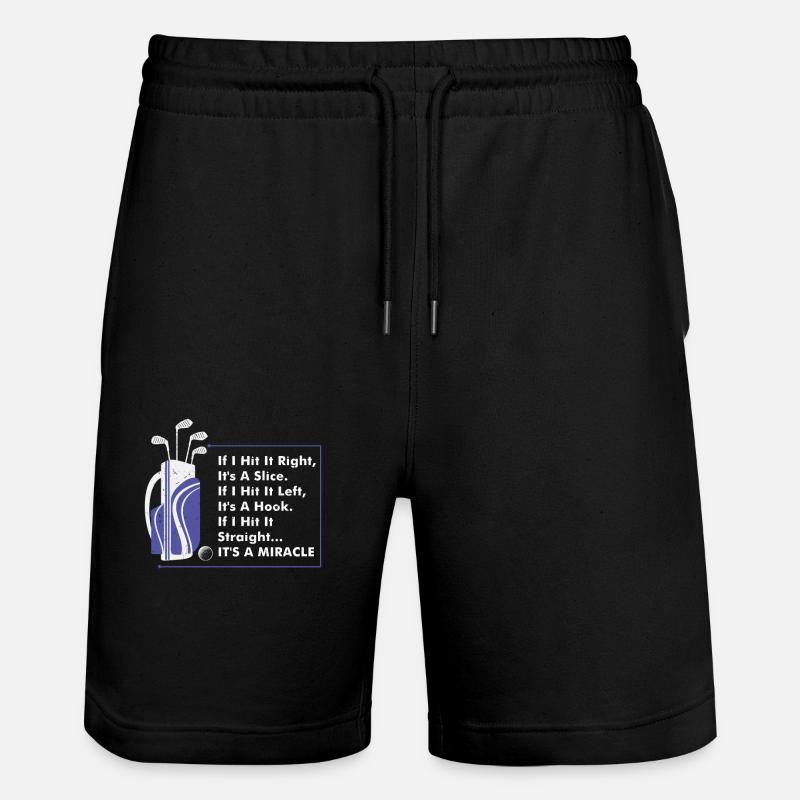 Golfeurs - Short de jogging bio TRAINER Stanley/Stella unisexe - noir