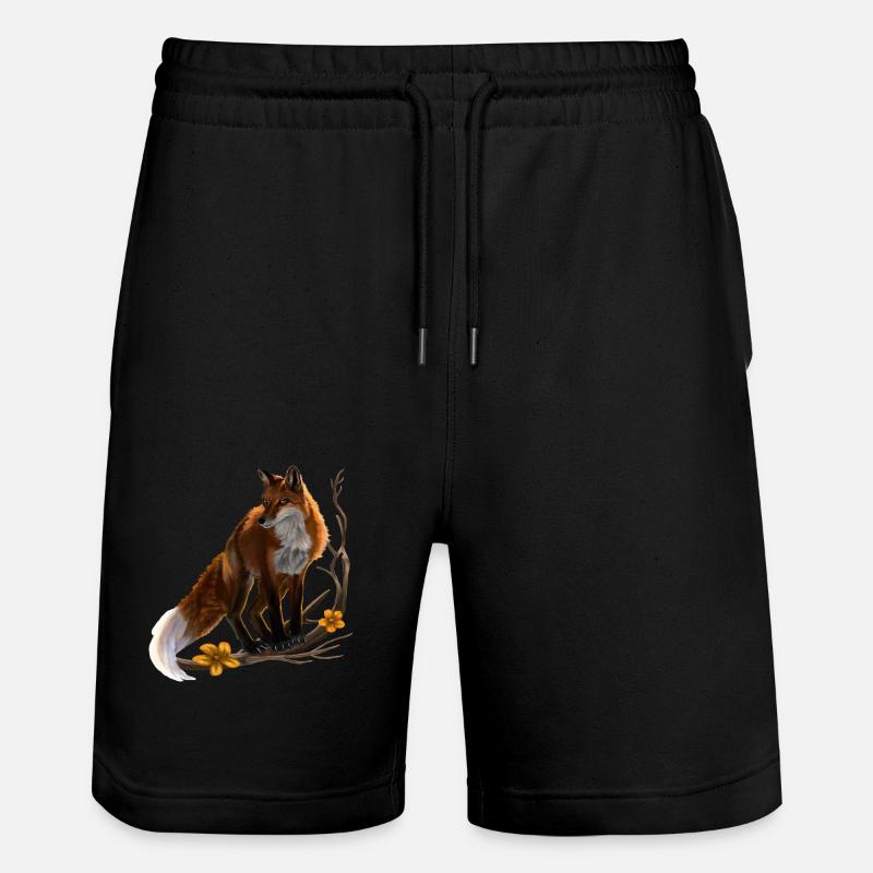 renard - Short de jogging bio TRAINER Stanley/Stella unisexe - noir