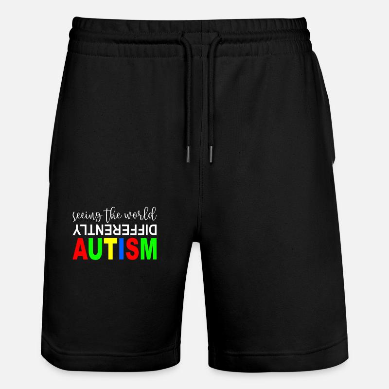Autist, Autismus - Short de jogging bio TRAINER Stanley/Stella unisexe - noir