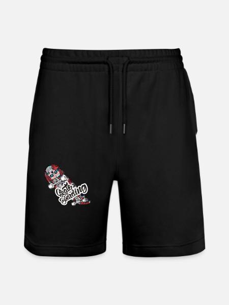 Skateboarding, skateboarding, skating - Stanley/Stella Trainer Unisex Organic Jogging Shorts - black