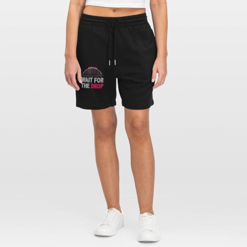 Roller coaster, roller coaster G forces, roller coaster park Stanley/Stella Trainer Unisex Organic Jogging Shorts