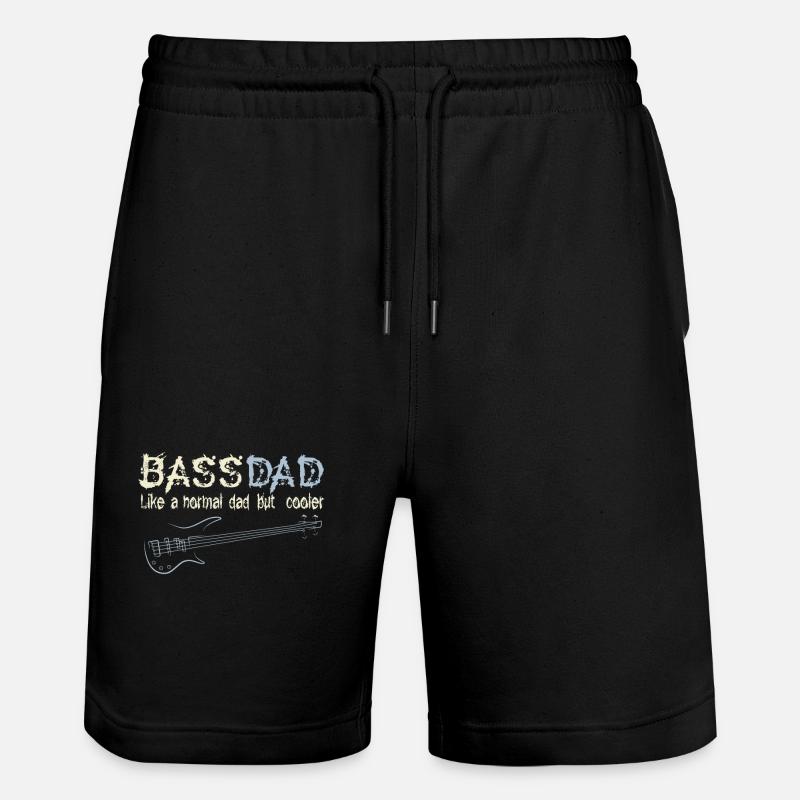 Papa guitare basse - Short de jogging bio TRAINER Stanley/Stella unisexe - noir