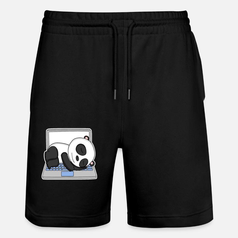 Computer Nerd Programmierer Herren Geschenk - Stanley/Stella Unisex Bio Joggingshorts Trainer  - Schwarz