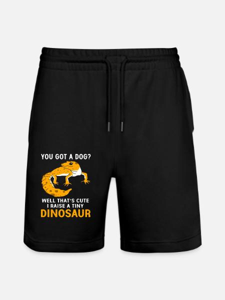 Gecko Lizard Geckos Reptile Reptiles - Stanley/Stella Trainer Unisex Organic Jogging Shorts - black