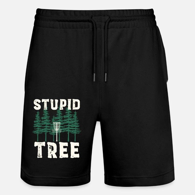 Disc Golf Discgolf | Discgolfspieler Geschenk - Stanley/Stella Unisex Bio Joggingshorts Trainer  - Schwarz
