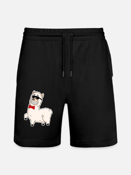 Alpaca - Stanley/Stella Trainer Unisex Organic Jogging Shorts - black